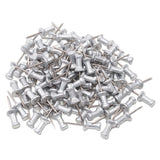 GEM® Aluminum Head Push Pins, Aluminum, Silver, 5-8", 100-box freeshipping - TVN Wholesale 