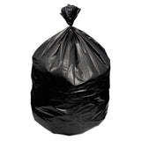 GEN Waste Can Liners, 60 Gal, 1.2 Mil, 38" X 58", Black, 100-carton freeshipping - TVN Wholesale 