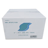 GEN Jumbo Bath Tissue, Septic Safe, 2-ply, White, 3.5" X 750 Ft, 12-carton freeshipping - TVN Wholesale 