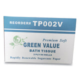 GEN Two-ply Bath Tissue, Septic Safe, White, 420 Sheets-roll, 96 Rolls-carton freeshipping - TVN Wholesale 