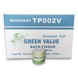 GEN Two-ply Bath Tissue, Septic Safe, White, 420 Sheets-roll, 96 Rolls-carton freeshipping - TVN Wholesale 