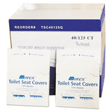 GEN Quarter-fold Toilet Seat Covers, 14.5 X 16.5, White, 5,000-carton freeshipping - TVN Wholesale 