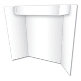 Eco Brites Two Cool Tri-fold Poster Board, 24 X 36, White-white freeshipping - TVN Wholesale 