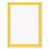 Geographics® Parchment Paper Certificates, 8.5 X 11, Optima Gold With White Border, 25-pack freeshipping - TVN Wholesale 
