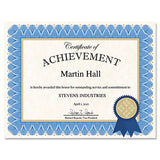 Geographics® Certificate Kit, 8.5 X 11, Blue Spiral With Blue Border freeshipping - TVN Wholesale 