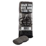 GMT Industrial-quality Steel Wool Hand Pads, #000 Extra Fine, Steel Gray, 16 Pads-sleeve, 12 Sleeves-carton freeshipping - TVN Wholesale 