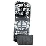 GMT Industrial-quality Steel Wool Hand Pad, #2 Medium Coarse, Steel Gray, 16-pack, 12 Packs-carton freeshipping - TVN Wholesale 