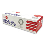 GN1 Single Use Vinyl Glove, Clear, X-large, 100-box, 10 Boxes-carton freeshipping - TVN Wholesale 