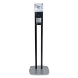 PURELL® Es8 Hand Sanitizer Floor Stand With Dispenser, 1,200 Ml, 13.5 X 5 X 28.5, Graphite-silver freeshipping - TVN Wholesale 