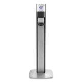 PURELL® Messenger Es8 Silver Panel Floor Stand With Dispenser, 1,200 Ml, 16.75 X 6 X 40, Silver-graphite freeshipping - TVN Wholesale 