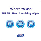 PURELL® Premoistened Hand Sanitizing Wipes, 5.78" X 7", 100-canister, 12 Canisters-ct freeshipping - TVN Wholesale 