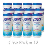 PURELL® Premoistened Hand Sanitizing Wipes, 5.78" X 7", 100-canister, 12 Canisters-ct freeshipping - TVN Wholesale 