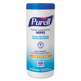 PURELL® Premoistened Hand Sanitizing Wipes, 5.78" X 7", 100-canister, 12 Canisters-ct freeshipping - TVN Wholesale 