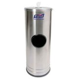 PURELL® Dispenser Stand For Sanitizing Wipes, 1,500 Wipe Capacity, 10.25 X 10.25 X 14.5, Stainless Steel freeshipping - TVN Wholesale 
