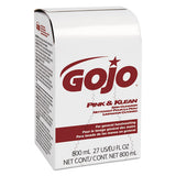 GOJO® Pink And Klean Skin Cleanser, Floral, 800 Ml Bag-in-dispenser Refill freeshipping - TVN Wholesale 