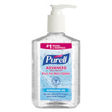 PURELL® Advanced Refreshing Gel Hand Sanitizer, 8 Oz Pump Bottle, Clean Scent, 12-carton freeshipping - TVN Wholesale 