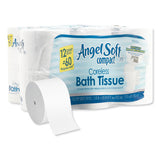 Georgia Pacific® Professional Angel Soft Ps Compact Coreless Bath Tissue, Septic Safe, 2-ply, White, 750 Sheets-roll, 12 Rolls-carton freeshipping - TVN Wholesale 