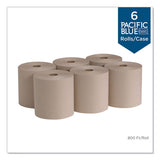 Georgia Pacific® Professional Pacific Blue Basic Nonperforated Paper Towels, 7 7-8 X 800 Ft, Brown, 6 Rolls-ct freeshipping - TVN Wholesale 