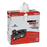 Brawny® Professional Lightweight Disposable Shop Towels, 9 1-10" X 12 1-2", White, 2000-carton freeshipping - TVN Wholesale 