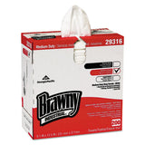Brawny® Professional Lightweight Disposable Shop Towel, 9 1-10" X 12 1-2", White, 200-box freeshipping - TVN Wholesale 