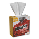 Brawny® Professional Heavyweight Hef Disposable Shop Towels, 9x12.5, White, 176-box, 10 Box-crtn freeshipping - TVN Wholesale 