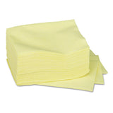 Brawny® Professional Dusting Cloths Quarterfold, 17 X 24, Yellow, 50-pack, 4 Packs-carton freeshipping - TVN Wholesale 