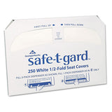 Georgia Pacific® Professional Safe-t-gard Half-fold Toilet Seat Covers, 14.5 X 17, White, 250-pack, 20 Packs-carton freeshipping - TVN Wholesale 
