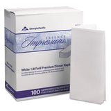 Dixie® 1-8-fold Linen-replacement Dinner Napkins, Two-ply, 17 X 17, White freeshipping - TVN Wholesale 