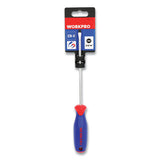 Workpro® Straight-handle Cushion-grip Screwdriver, 3-16" Slotted Tip, 6" Shaft freeshipping - TVN Wholesale 