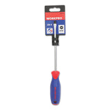 Workpro® Straight-handle Cushion-grip Screwdriver, 1-4" Slotted Tip, 6" Shaft freeshipping - TVN Wholesale 