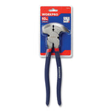Workpro® Fence Pliers, 10" Long, Drop-forged Carbon Steel, Blue-red Soft-grip Handle freeshipping - TVN Wholesale 