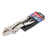 Workpro® Locking Pliers, Short Nose, Curved Jaw, 7" Long, Chrome-vanadium Steel, Chrome Quick-lock-release Handle freeshipping - TVN Wholesale 