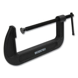 Workpro® Steel C-clamp, 8" Capacity, Black freeshipping - TVN Wholesale 