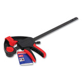 Workpro® Quick-release Ratcheting Bar Clamp, 12" Capacity, Black-red freeshipping - TVN Wholesale 