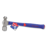 Workpro® Ball Pein Hammer, 24 Oz, 12" Blue-red Rubberized Fiberglass Handle freeshipping - TVN Wholesale 
