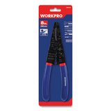 Workpro® Tapered Nose Multi-purpose Wiring Tool, Awg Markings, 22 To 10 Awg, 8" Long, Metal, Blue-red Soft-grip Handle freeshipping - TVN Wholesale 