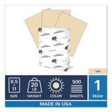 Hammermill® Colors Print Paper, 20lb, 8.5 X 11, Tan, 500-ream freeshipping - TVN Wholesale 