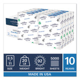 Hammermill® Great White 100 Recycled Print Paper, 92 Bright, 20lb, 8.5 X 11, White, 500 Sheets-ream, 10 Reams-carton freeshipping - TVN Wholesale 