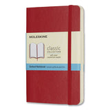 Moleskine® Classic Softcover Notebook, 1 Subject, Dotted Rule, Scarlet Red Cover, 5.5 X 3.5 freeshipping - TVN Wholesale 