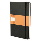 Moleskine® Hard Cover Notebook, 1 Subject, Narrow Rule, Black Cover, 8.25 X 5, 192 Sheets freeshipping - TVN Wholesale 