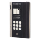 Moleskine® Professional Notebook, Soft Cover, 1 Subject, Narrow Rule, Black Cover, 8.25 X 5, 192 Sheets freeshipping - TVN Wholesale 