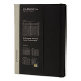 Moleskine® Professional Notebook, Hardcover, 1 Subject, Narrow Rule, Black Cover, 9.75 X 7.5, 192 Sheets freeshipping - TVN Wholesale 