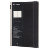 Moleskine® Professional Notebook, Hardcover, 1 Subject, Medium-college Rule, Black Cover, 11 X 8.5, 176 Sheets freeshipping - TVN Wholesale 