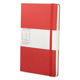 Moleskine® Classic Colored Hardcover Notebook, 1 Subject, Narrow Rule, Red Cover, 8.25 X 5, 240 Sheets freeshipping - TVN Wholesale 