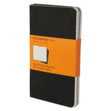 Moleskine® Cahier Journal, 1 Subject, Narrow Rule, Black Cover, 5.5 X 3.5, 64 Sheets, 3-pack freeshipping - TVN Wholesale 