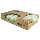 Heritage Biotuf Compostable Can Liners, 32 Gal, 1 Mil, 34" X 48", Green, 100-carton freeshipping - TVN Wholesale 
