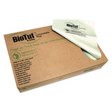 Heritage Biotuf Compostable Can Liners, 45 Gal, 0.9 Mil, 40" X 46", Green, 100-carton freeshipping - TVN Wholesale 