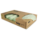 Heritage Biotuf Compostable Can Liners, 48 Gal, 1 Mil, 42" X 48", Green, 100-carton freeshipping - TVN Wholesale 