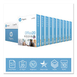 HP Papers Office20 Paper, 92 Bright, 20lb, 8.5 X 11, White, 500 Sheets-ream, 10 Reams-carton freeshipping - TVN Wholesale 