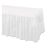 Hoffmaster® Tableskirts, Plastic, 29" X 14 Ft, White, 6-carton freeshipping - TVN Wholesale 